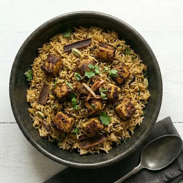Fish Machboos with Spiced Rice & Dried Lime